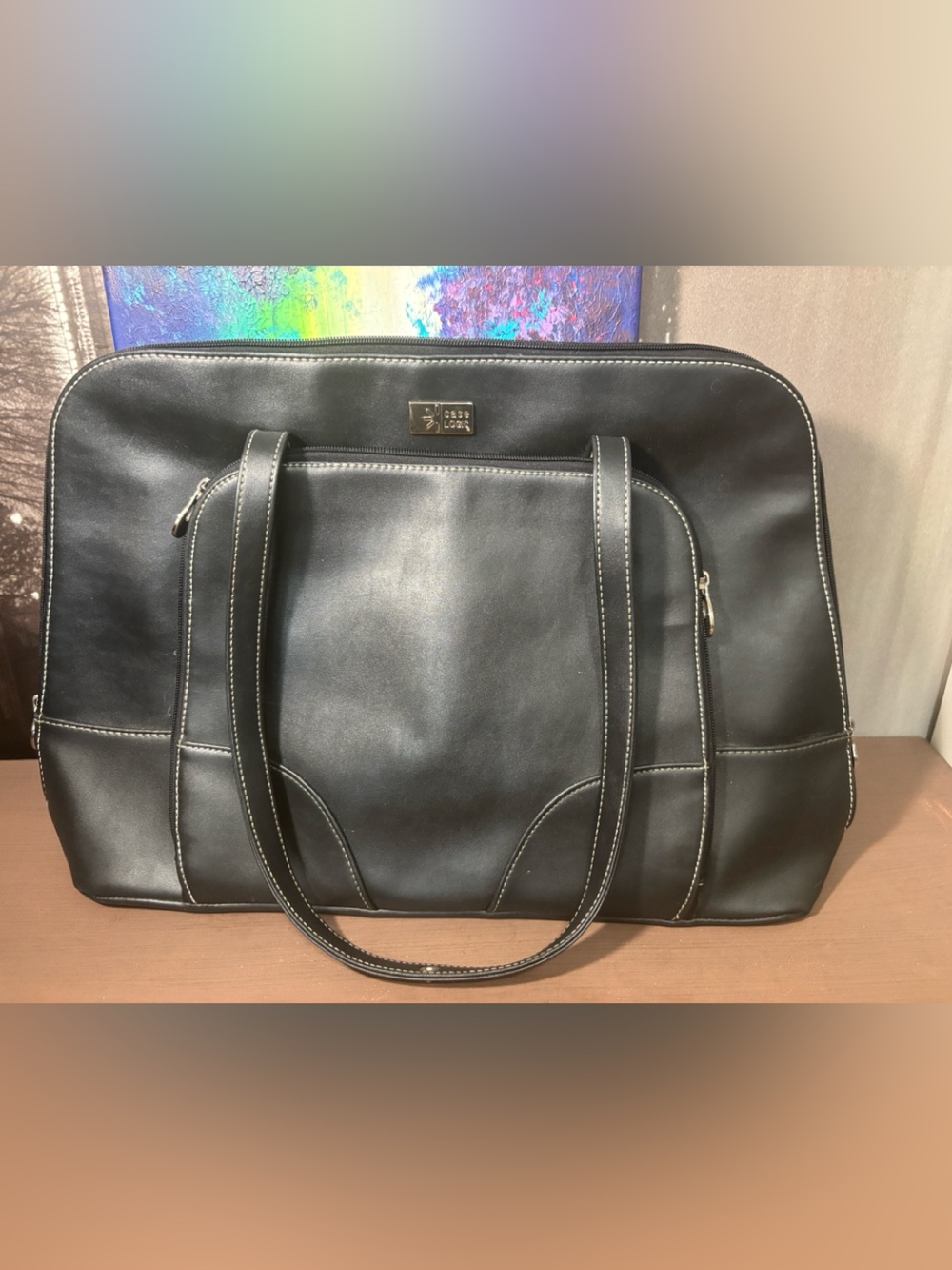 Case logic laptop Tote Bag with Contrast Stitching